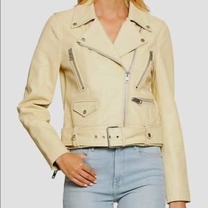NWT Walter Baker Flissy Leather Jacket